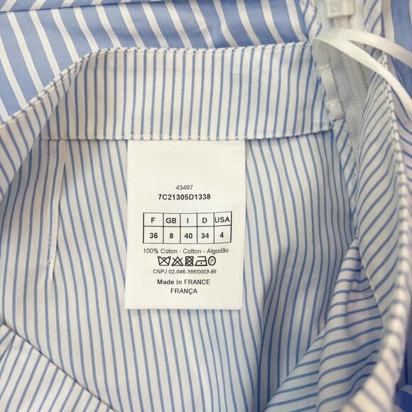 NEW  Christian Dior Striped Skirt Size 36 - Picture 9 of 13